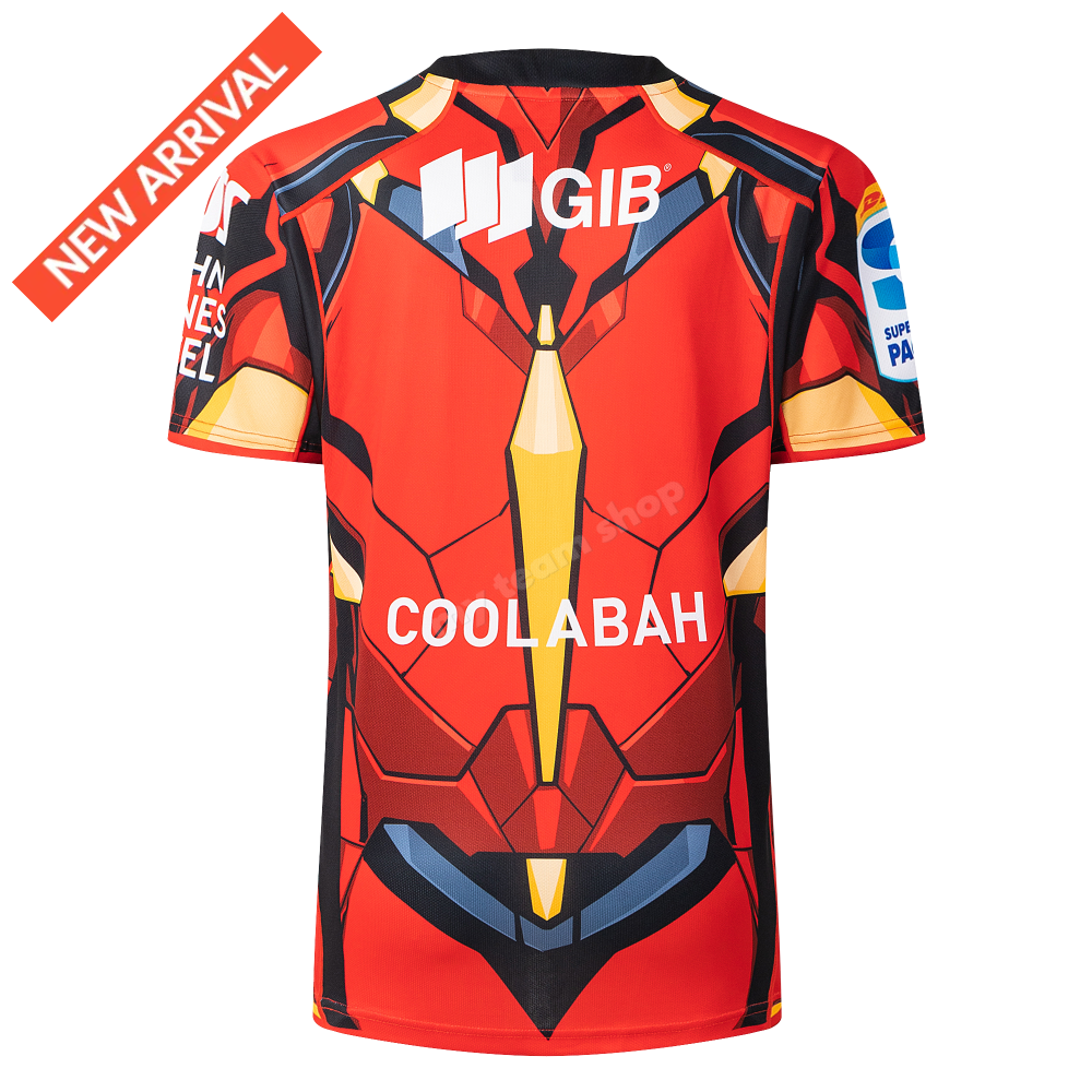 CRUSADERS RUGBY IRON MAN MARVEL JERSEY Rugby Jersey