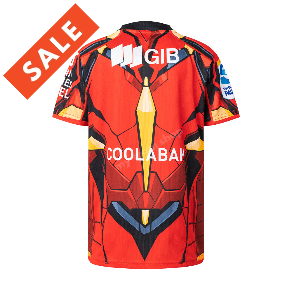 CRUSADERS RUGBY IRON MAN YOUTH MARVEL JERSEY Rugby Jersey