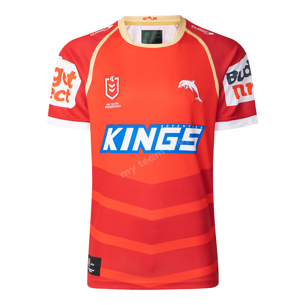 Dolphins 2025 Nrl Home Jersey Replica Jersey