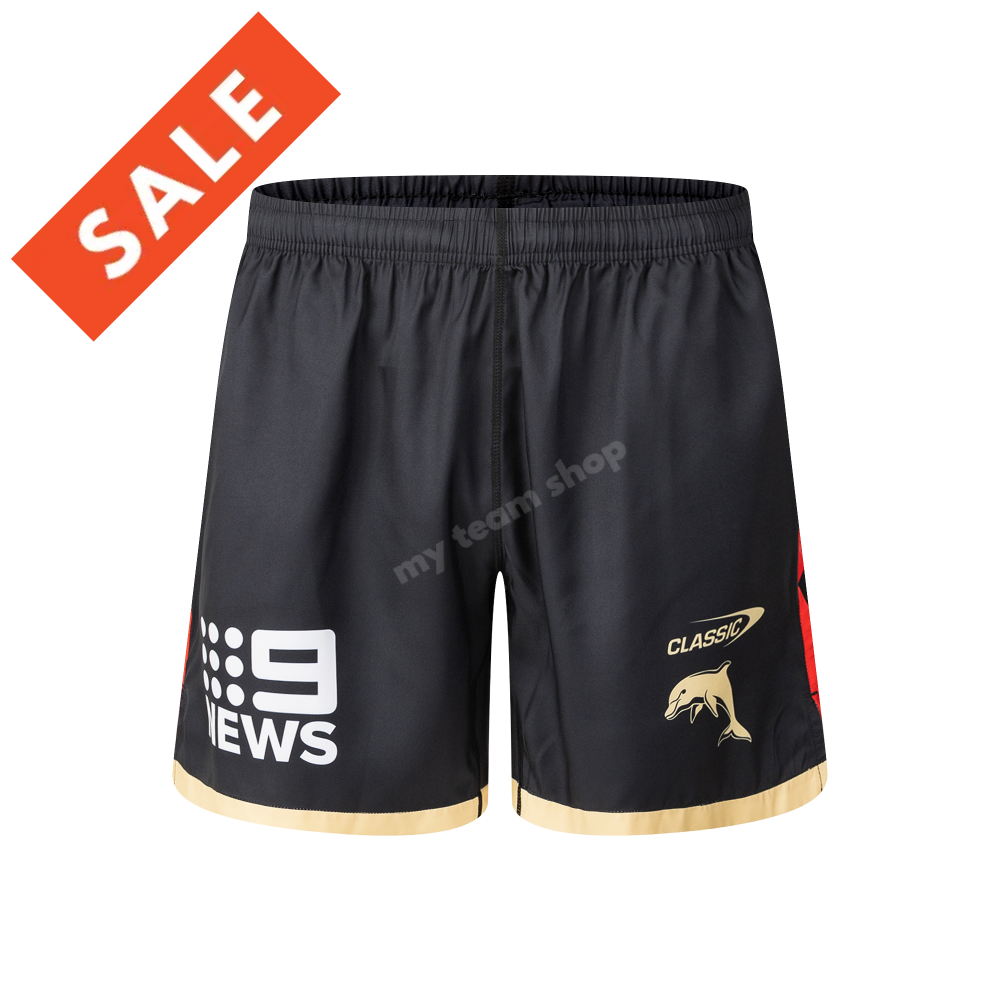 Dolphins 2025 Nrl Mens Gym Shorts Shorts