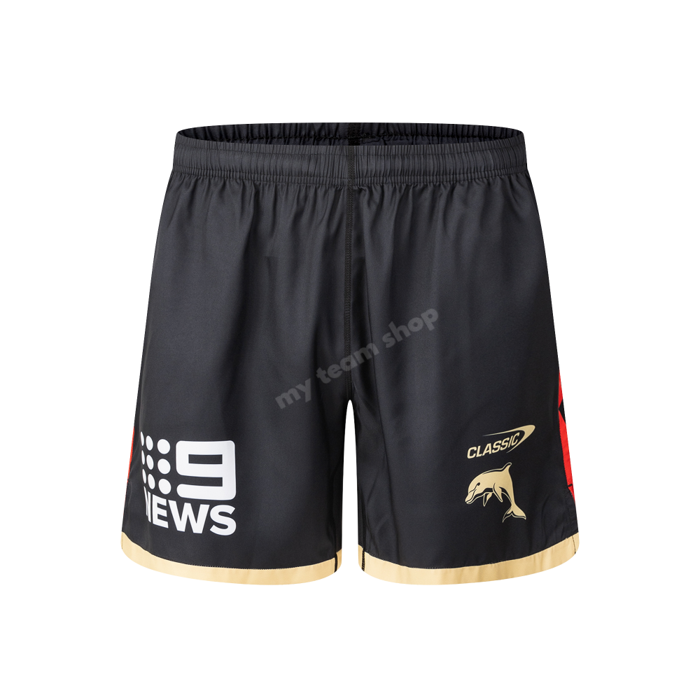 Dolphins 2025 Nrl Mens Gym Shorts Shorts