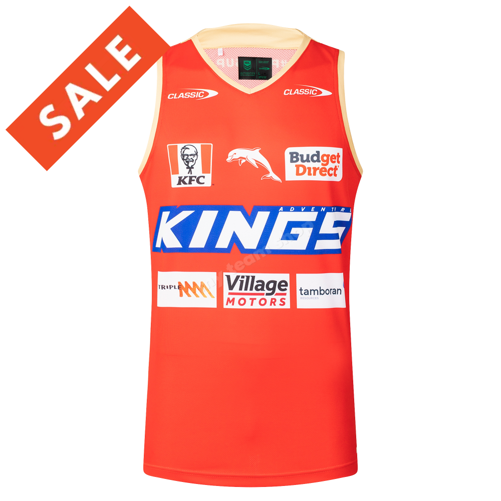 Dolphins 2025 Nrl Training Singlet Training Singlet