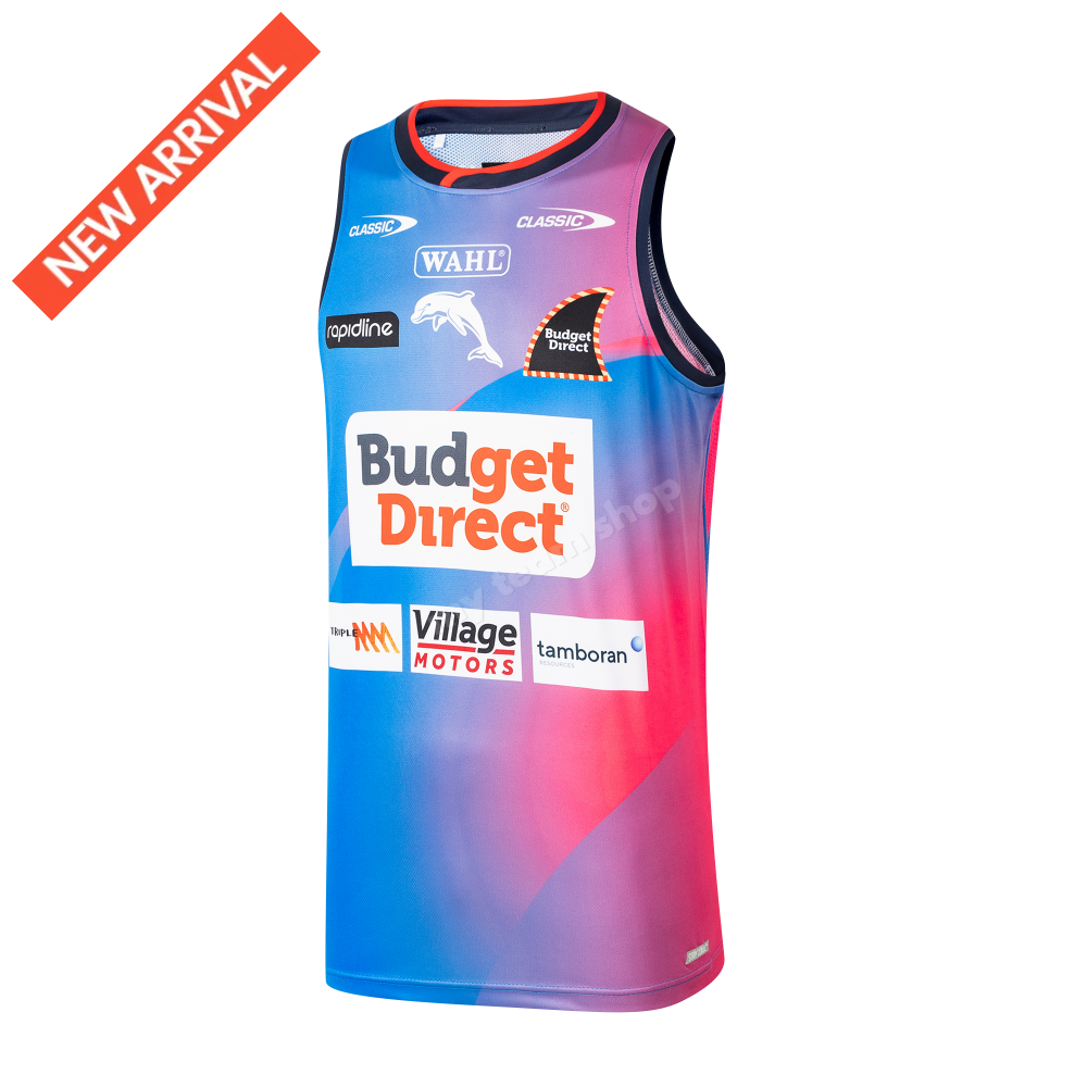 DOLPHINS 2026 NRL MENS TRAINING SINGLET NRL Training Singlet