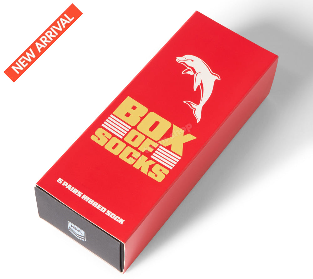 DOLPHINS NRL EVERYDAY BOX OF SOCKS NRL Everyday Socks