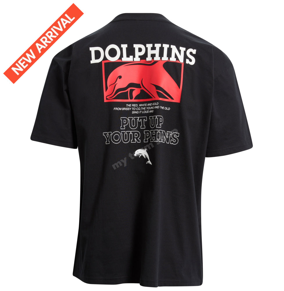 DOLPHINS NRL HEAVY WEIGHT CLIP T-SHIRT NRL Heavy Weight T-Shirt
