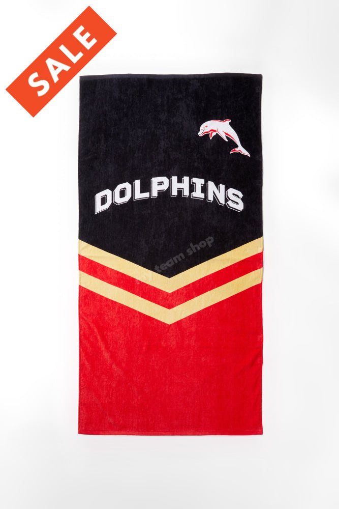 Dolphins Nrl Retro Towel Beach Towel