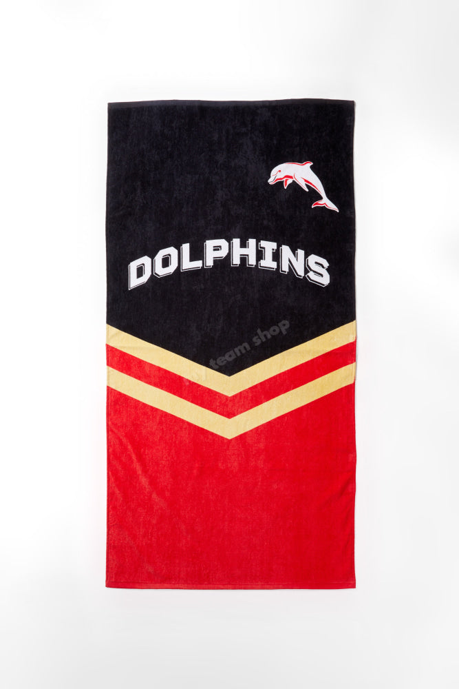 Dolphins Nrl Retro Towel Beach Towel