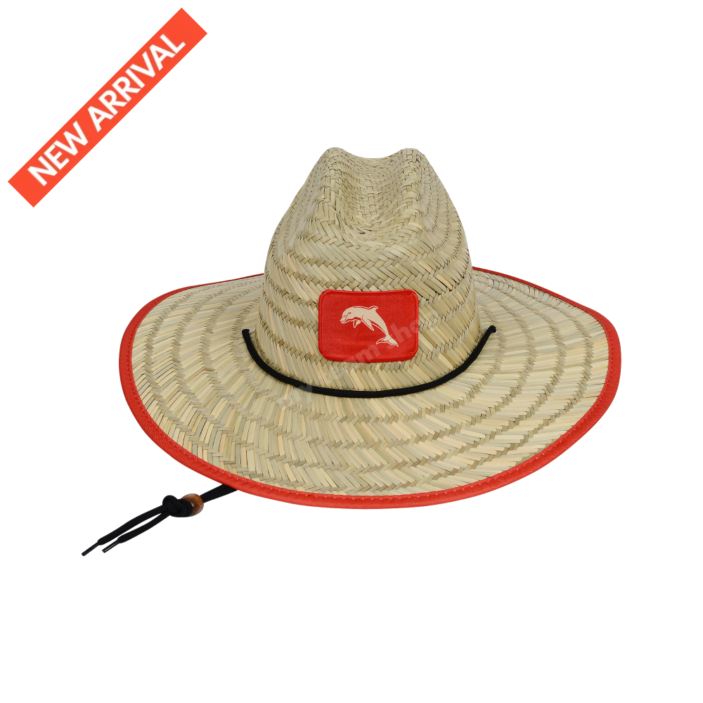 Dolphins Nrl Straw Hat Headwear