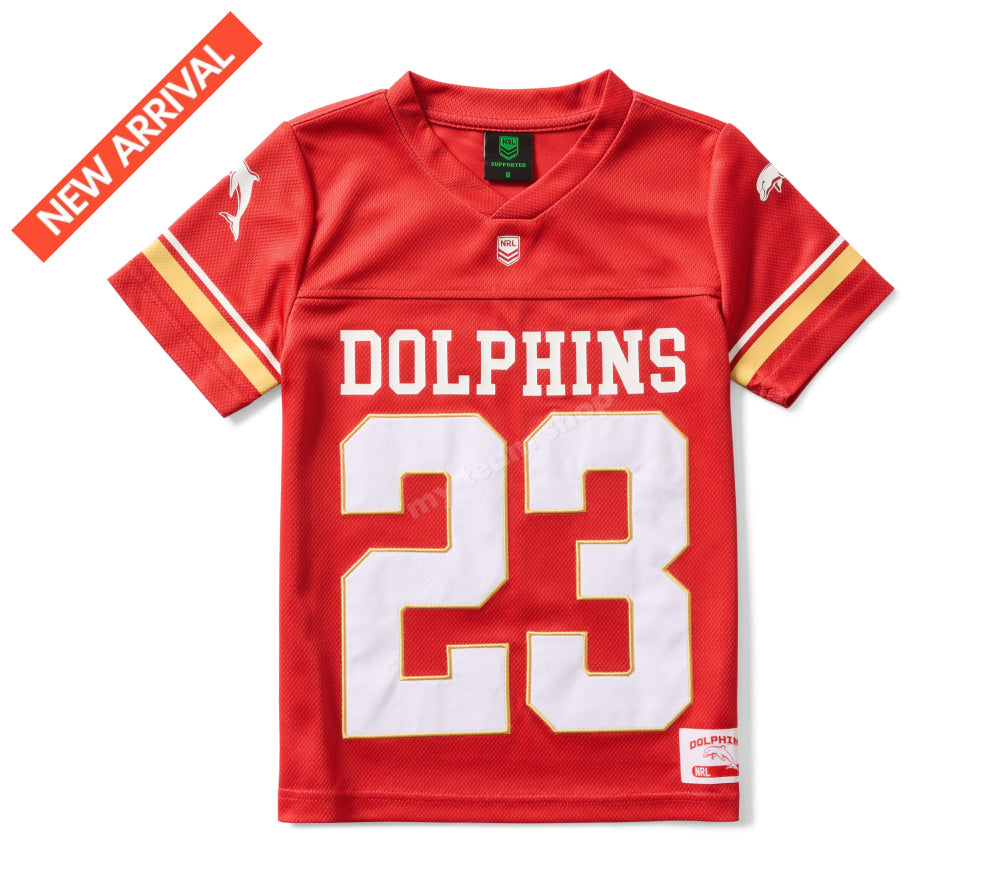 DOLPHINS NRL YOUTH GRIDIRON MESH JERSEY NRL Gridiron Jersey