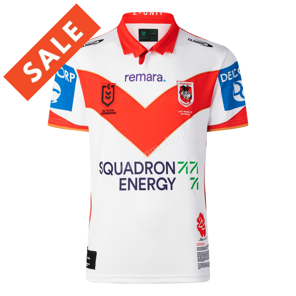 DRAGONS 2025 NRL ANZAC JERSEY NRL Replica Jersey