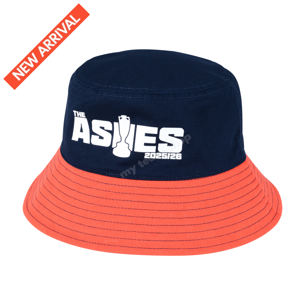 ENGLAND ASHES 25/26 NAVY/RED REVERSIBLE BUCKET HAT