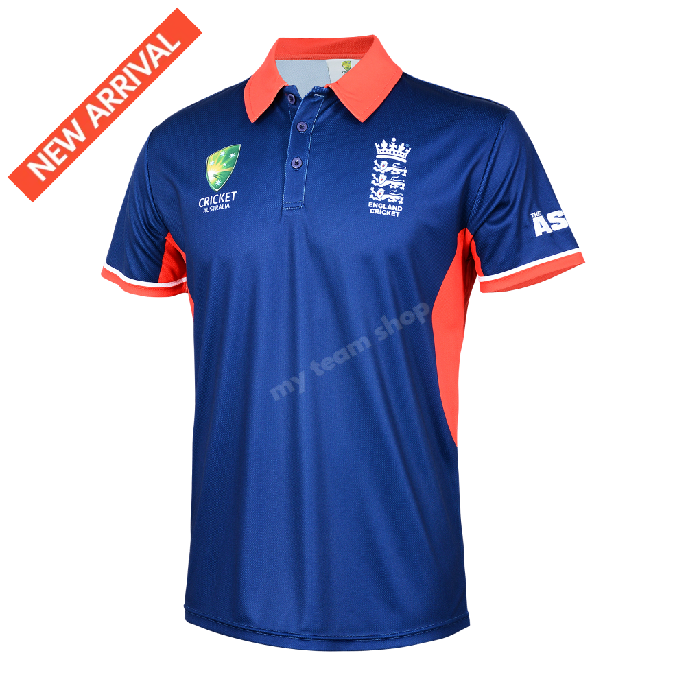ENGLAND ASHES 25/26 NAVY SPORTMESH POLO