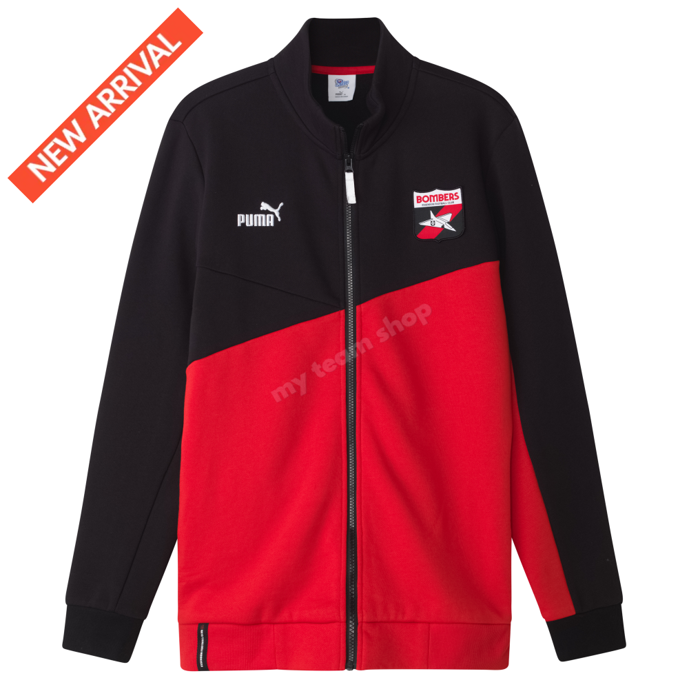 Essendon Bombers 2025 Afl 90’S Zip Jacket