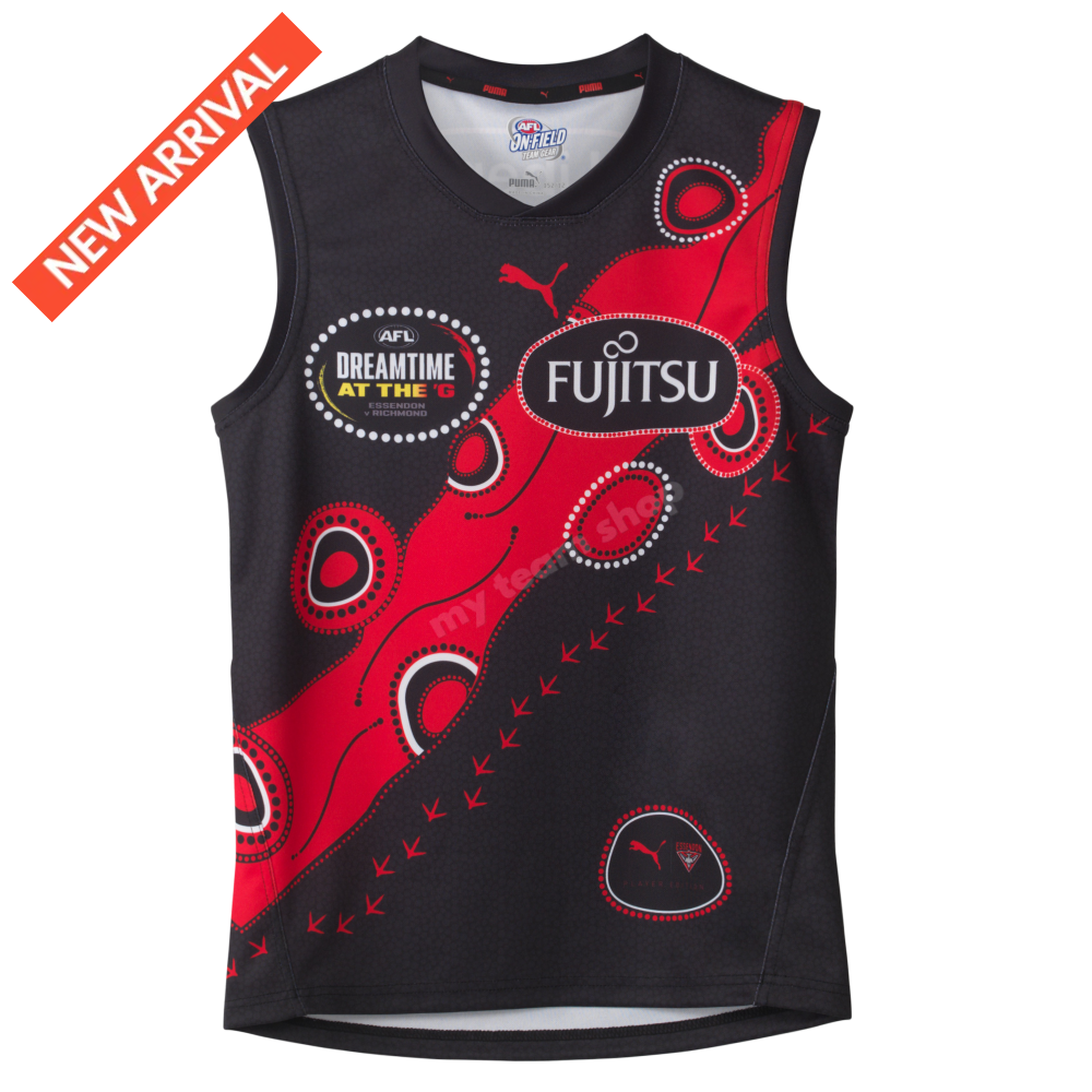 ESSENDON BOMBERS 2025 AFL DREAMTIME GUERNSEY AFL Guernsey