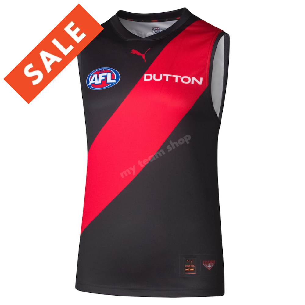 Essendon Bombers 2025 Afl Home Guernsey Guernsey