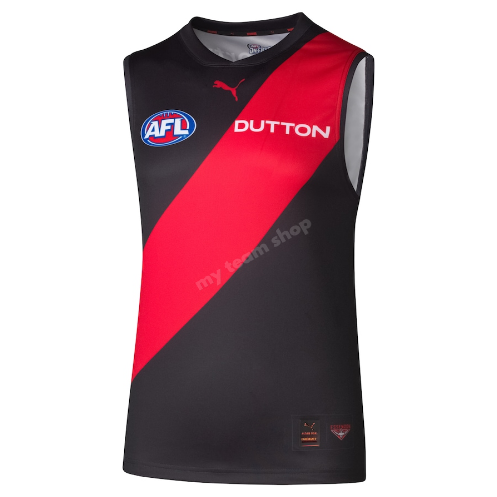 Essendon Bombers 2025 Afl Home Guernsey Guernsey