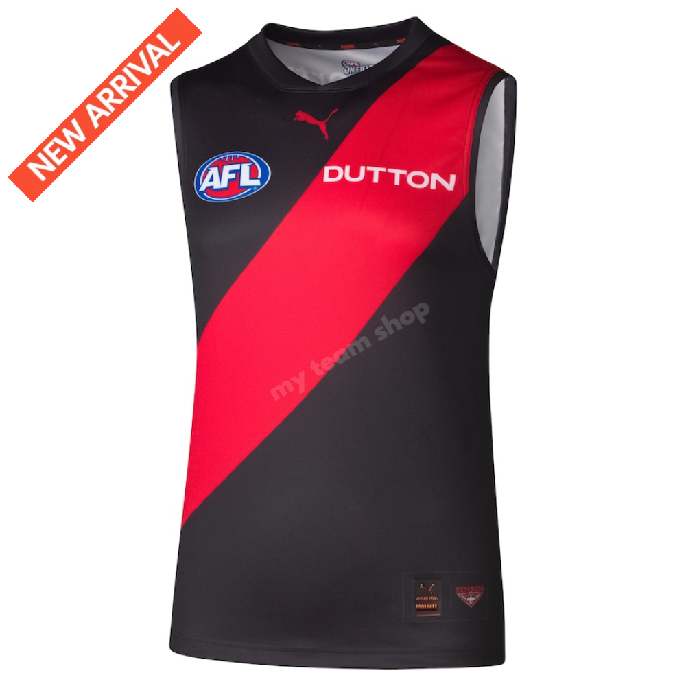 Essendon Bombers 2025 Afl Home Guernsey Guernsey