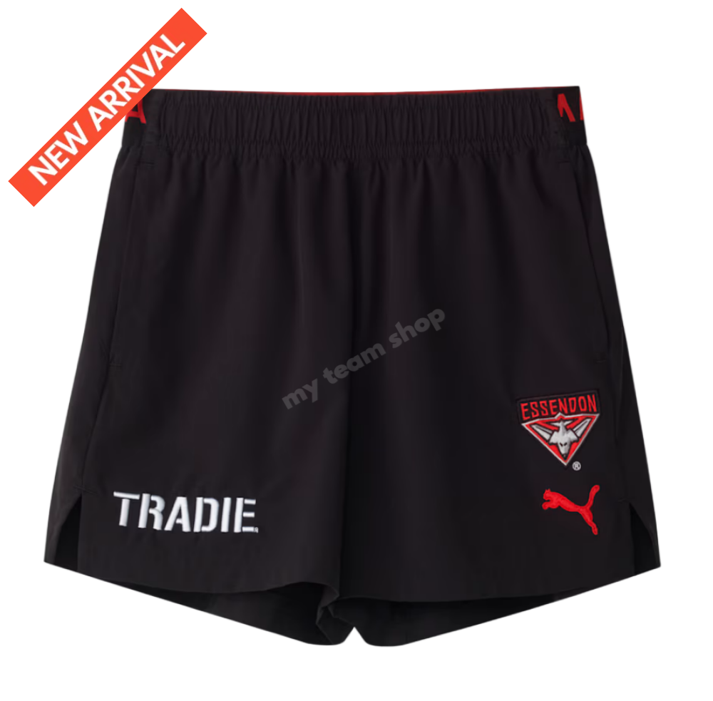 ESSENDON BOMBERS 2026 AFL TRAINING SHORTS AFL Shorts