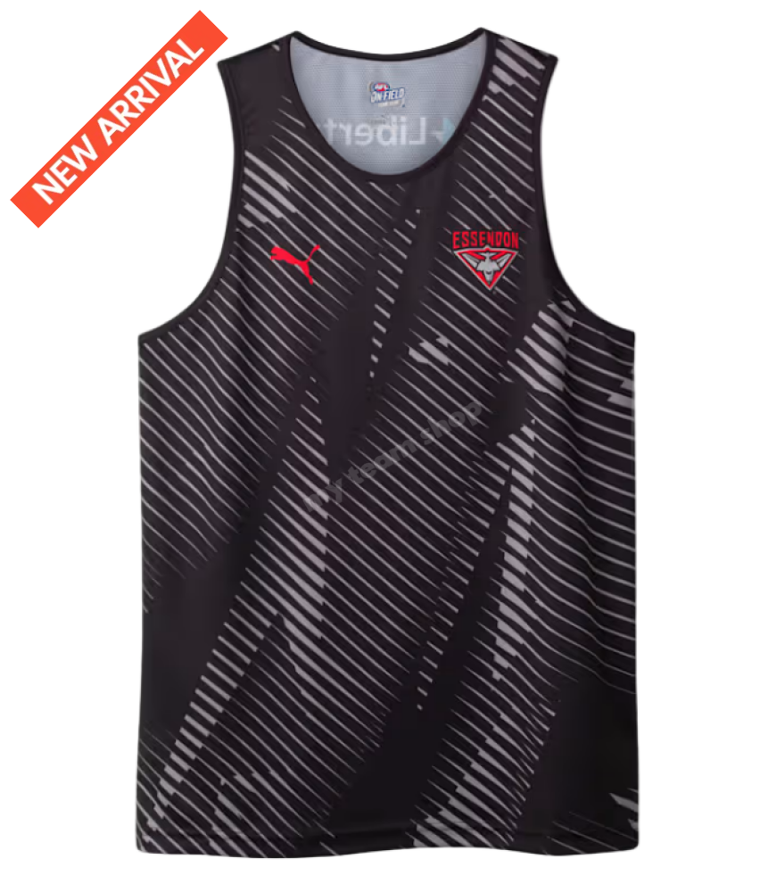 ESSENDON BOMBERS 2026 AFL TRAINING SINGLET AFL Training Singlet