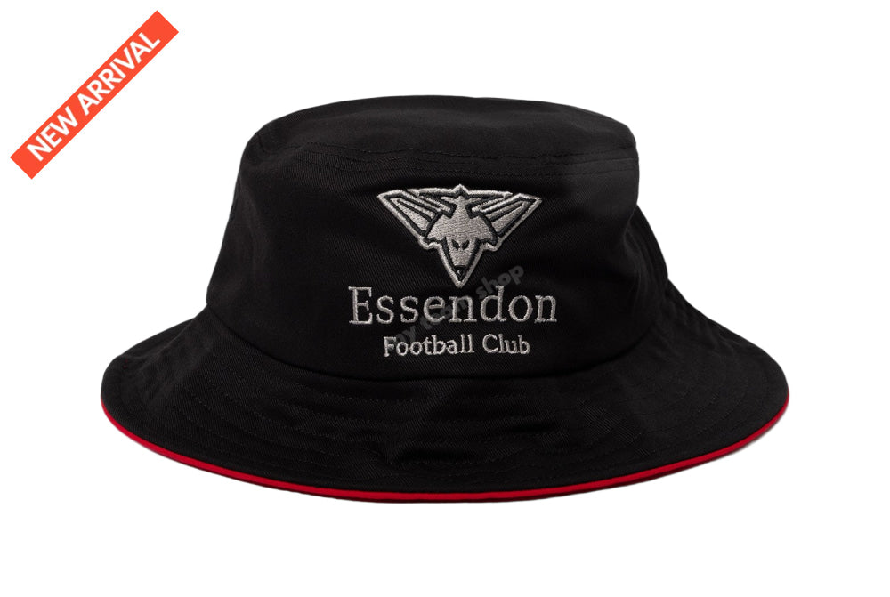 ESSENDON BOMBERS AFL CREST BUCKET HAT AFL Headwear