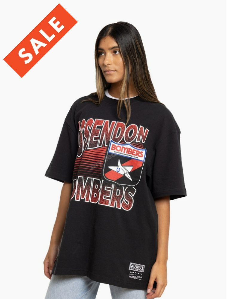 Essendon Bombers Afl Inline Stack Tee Stack Tee