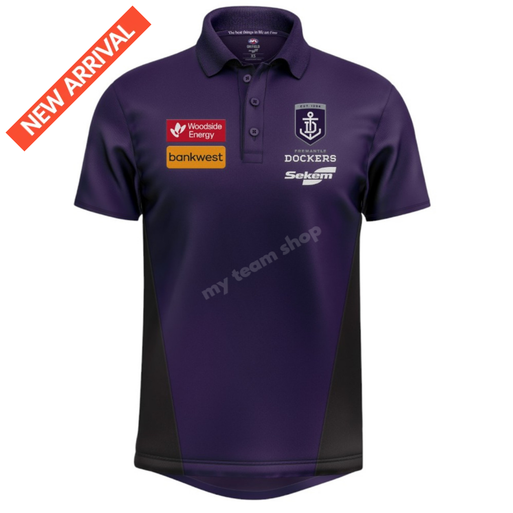 FREMANTLE DOCKERS 2025 AFL PLAYERS POLO AFL Players Polo