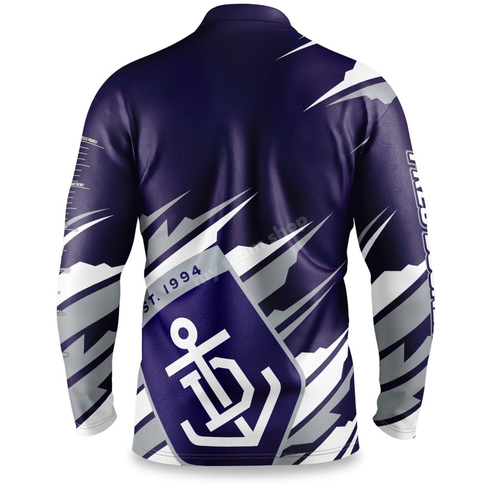 Fremantle Dockers Afl Ignition Fishing Shirt Fishing Shirt