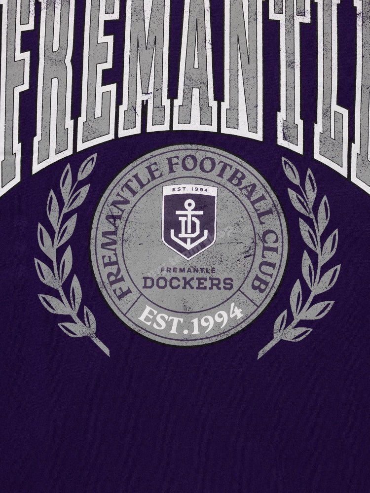 Fremantle Dockers Afl Mens Graphic Tee Graphic Tee