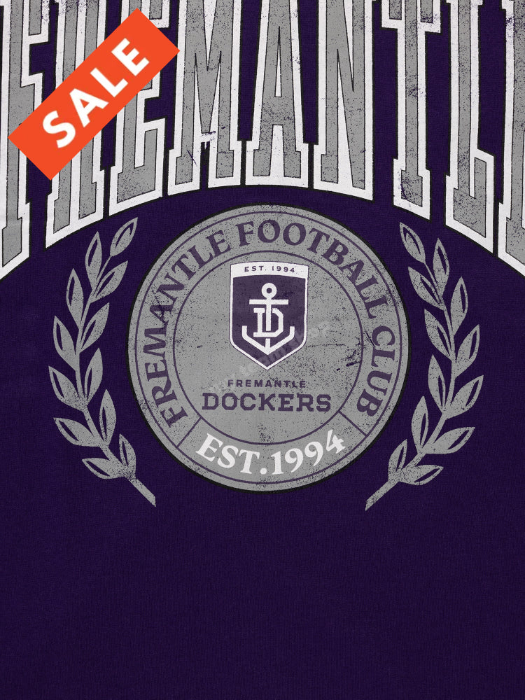 Fremantle Dockers Afl Mens Graphic Tee Graphic Tee