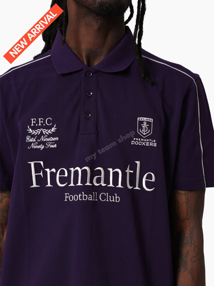 FREMANTLE DOCKERS AFL MULTI LOGO POLO AFL Multi Logo Polo