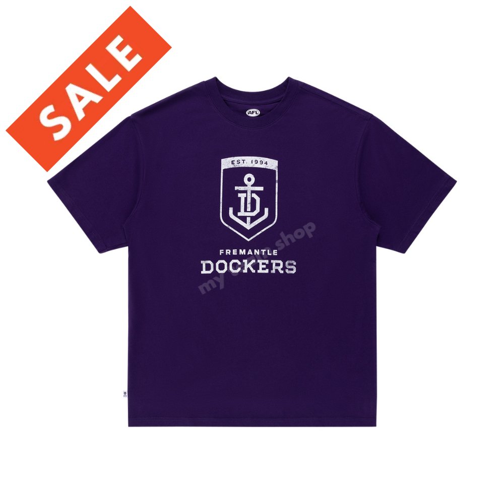 Fremantle Dockers AFL Core Logo Tee Shirts & Tops