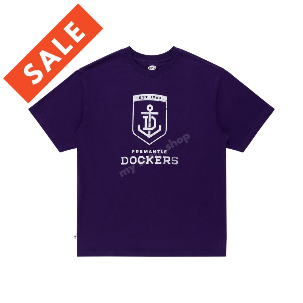 Fremantle Dockers AFL Core Logo Tee Shirts & Tops