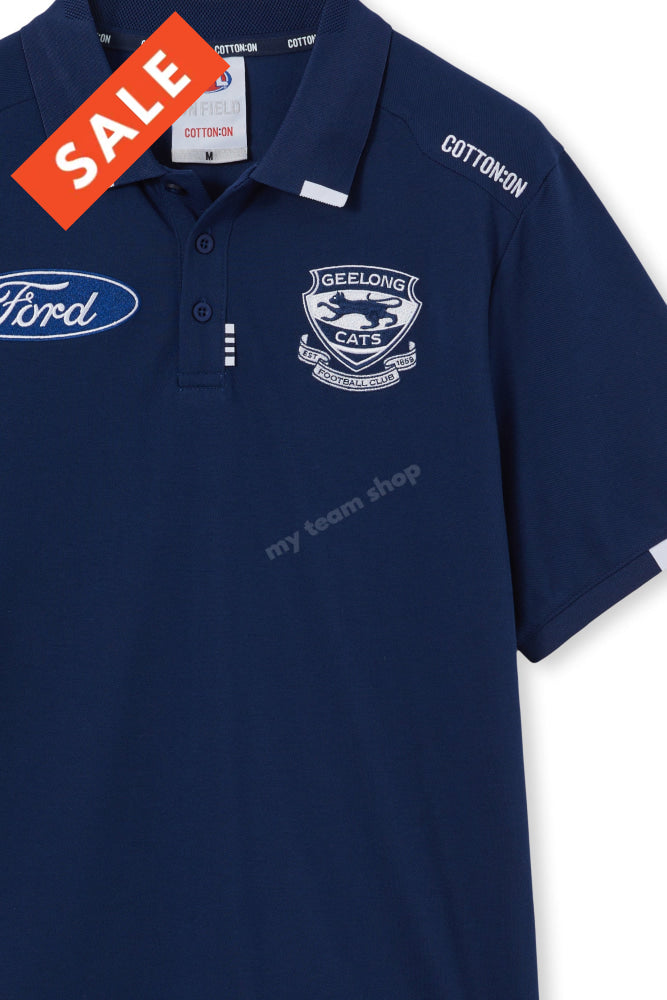 Geelong Cats 2024 Afl Mens Polo Team Polo