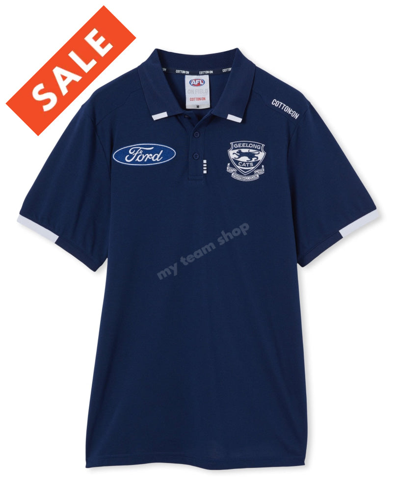 GEELONG CATS 2024 AFL MENS POLO - My Team Shop