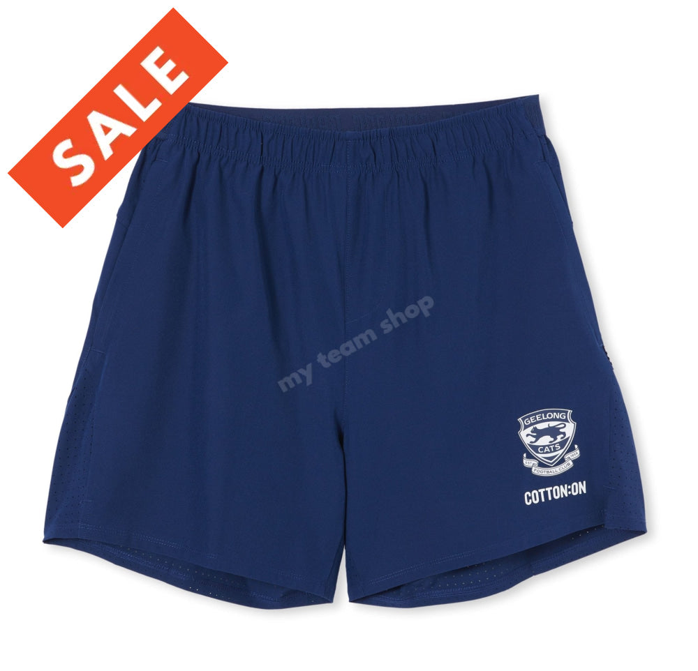 GEELONG CATS 2024 AFL TRAINING SHORTS - My Team Shop