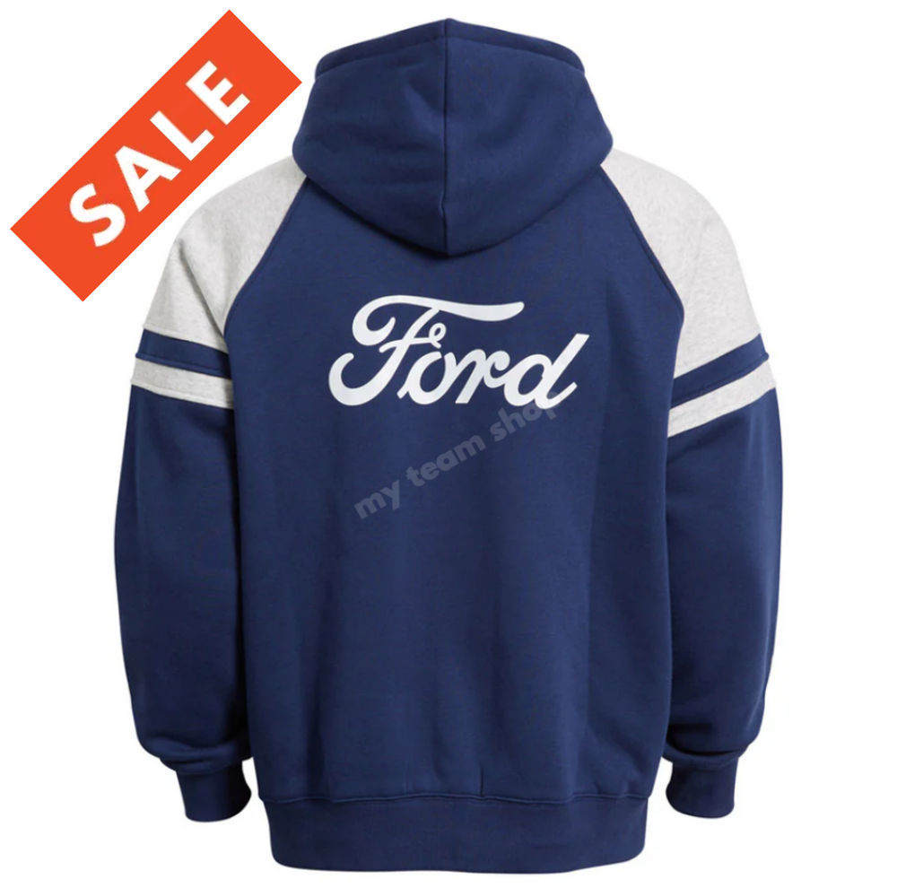 GEELONG CATS 2025 AFL PANELLED HOODIE AFL Panelled hoodie