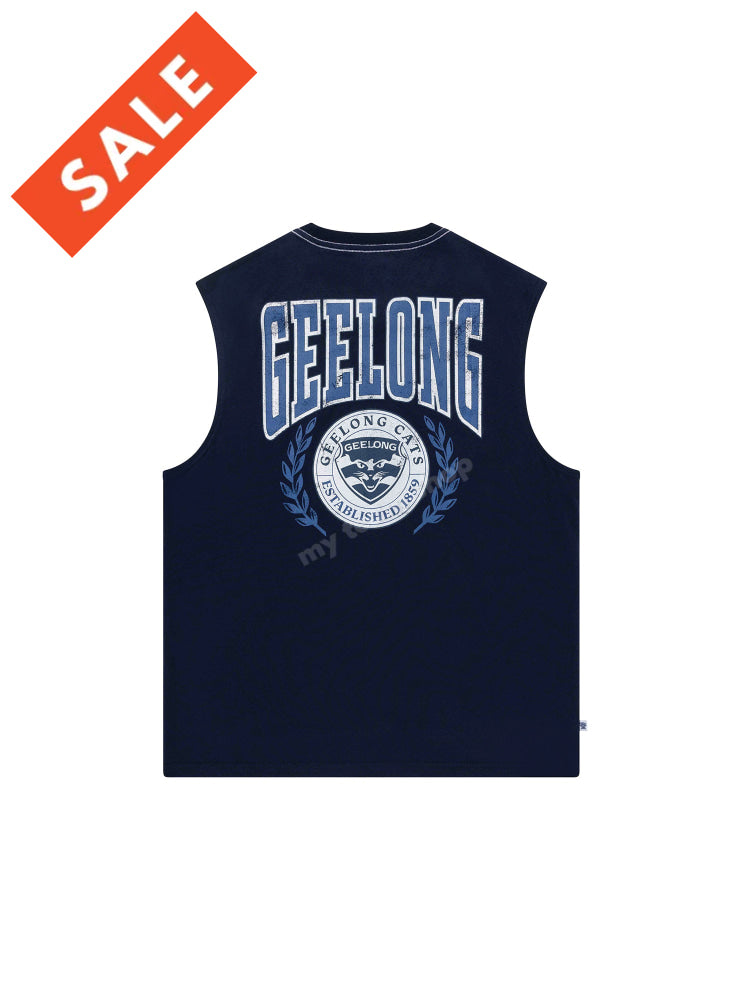 Geelong Cats Afl Mens Graphic Tank Graphic Tank