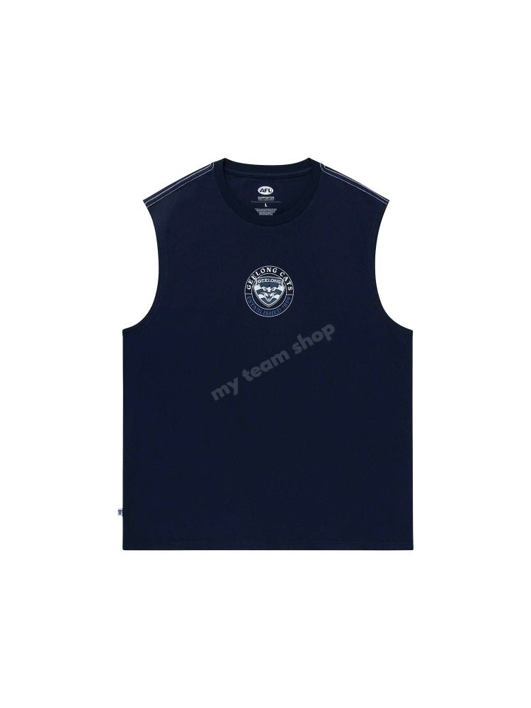 Geelong Cats Afl Mens Graphic Tank Graphic Tank