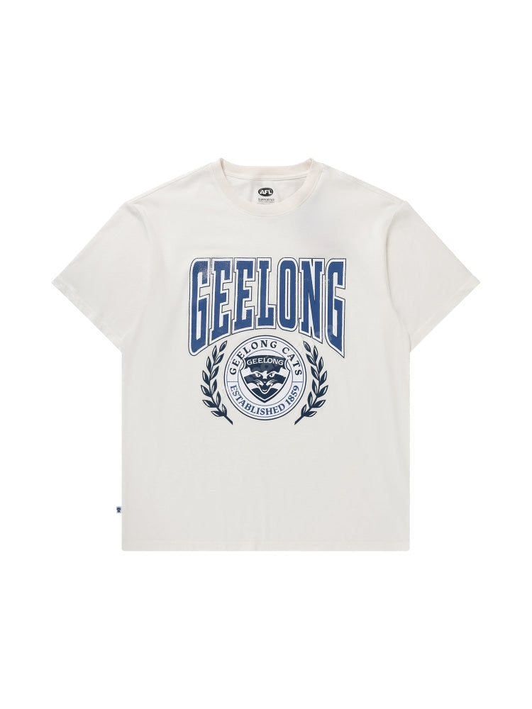 Geelong Cats Afl Mens Graphic Tee Graphic Tee