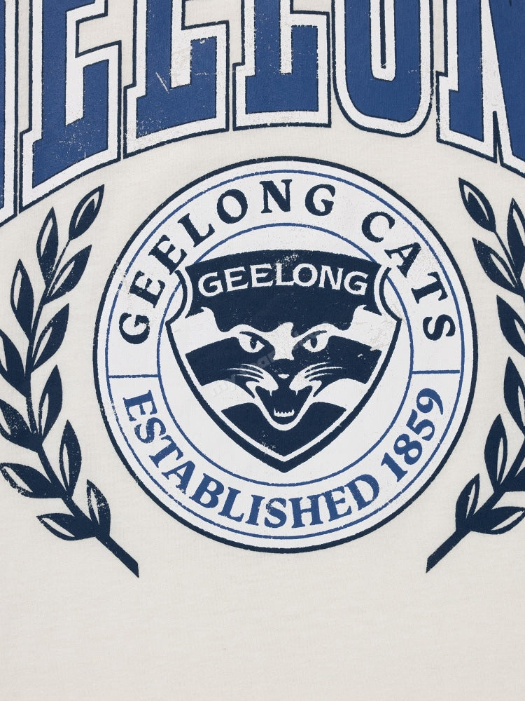 Geelong Cats Afl Mens Graphic Tee Graphic Tee