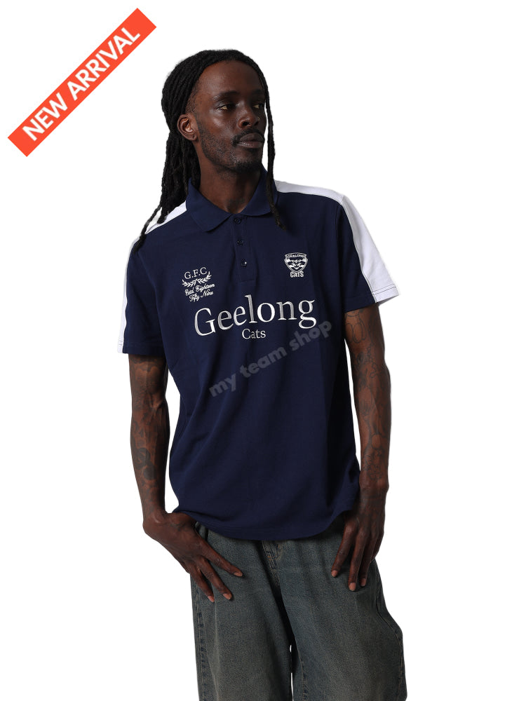 GEELONG CATS AFL MULTI LOGO POLO AFL Multi Logo Polo