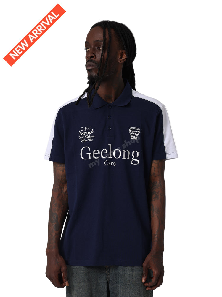 GEELONG CATS AFL MULTI LOGO POLO AFL Multi Logo Polo