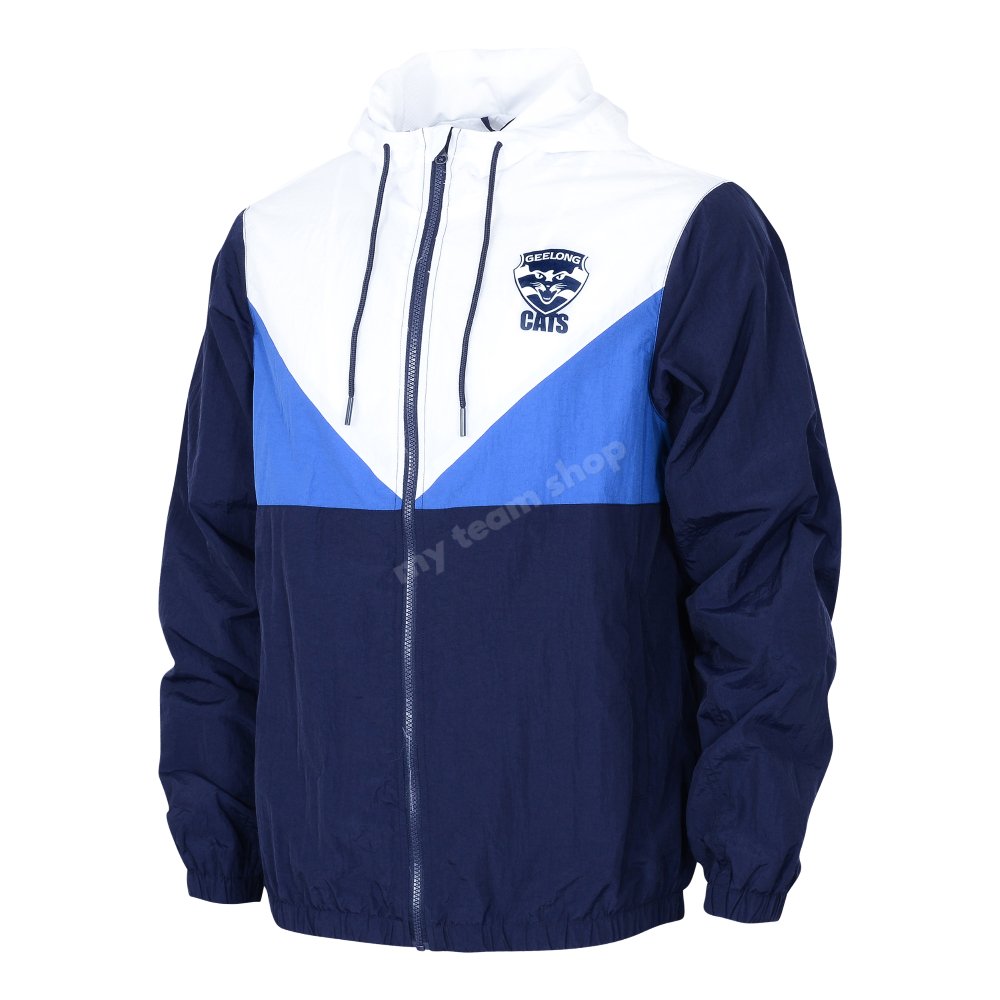 Geelong Cats Afl Paneled Windbreaker Windbreaker