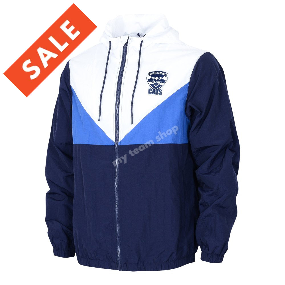 Geelong Cats Afl Paneled Windbreaker Windbreaker