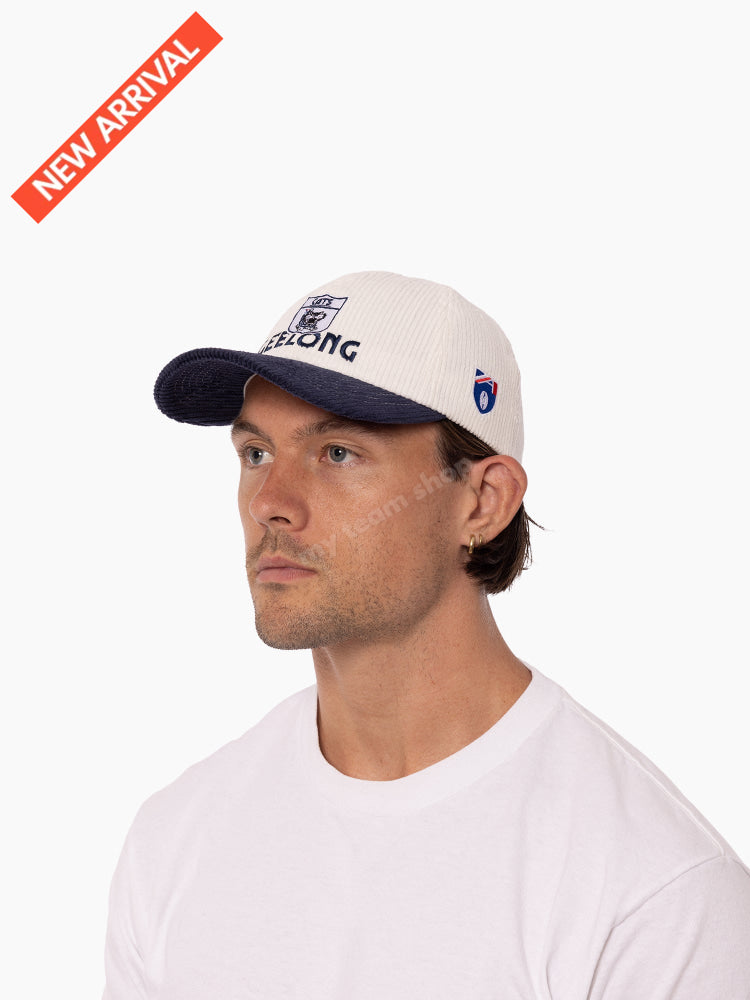 GEELONG CATS AFL THROWBACK CORDUROY CAP AFL Headwear