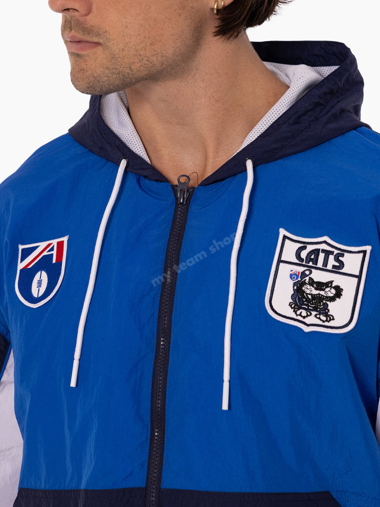 GEELONG CATS AFL THROWBACK SPRAY JACKET AFL Throwback Spray Jacket