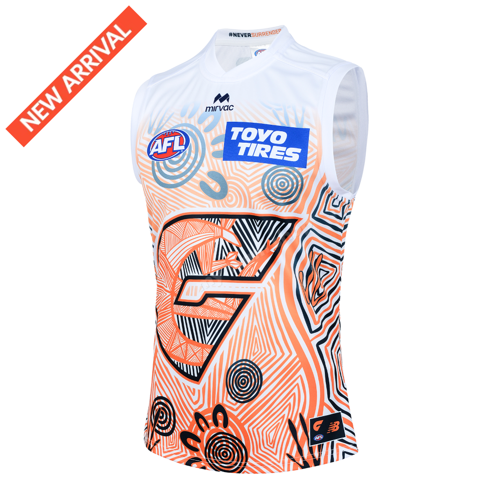 GIANTS 2025 AFL INDIGENOUS GUERNSEY AFL Guernsey
