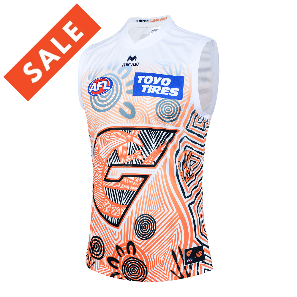 GIANTS 2025 AFL INDIGENOUS GUERNSEY AFL Guernsey