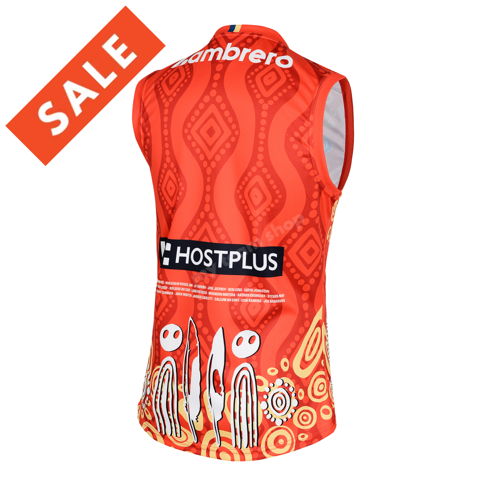 GOLD COAST SUNS 2025 AFL INDIGENOUS GUERNSEY AFL Guernsey