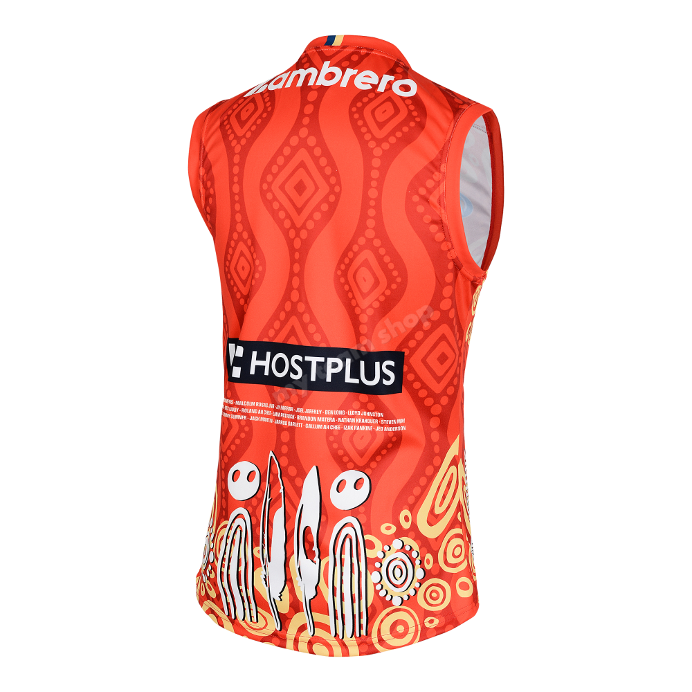 GOLD COAST SUNS 2025 AFL INDIGENOUS GUERNSEY AFL Guernsey